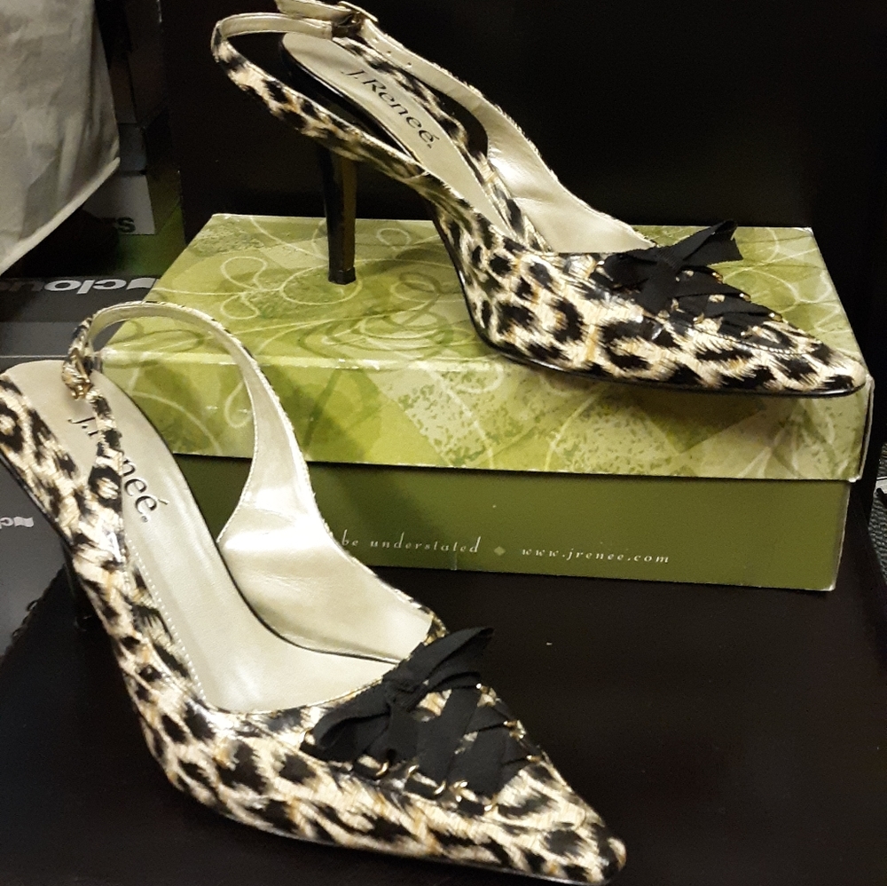 J Renee Leopard Slings